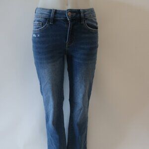 NWT Womens Lovervet x Vervet Blue (Item- 902) Mid-Rise Straight Denim Jeans 25